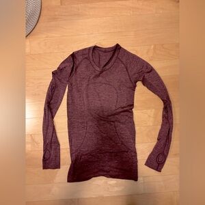 Lululemon long sleeve swiftly sz 4